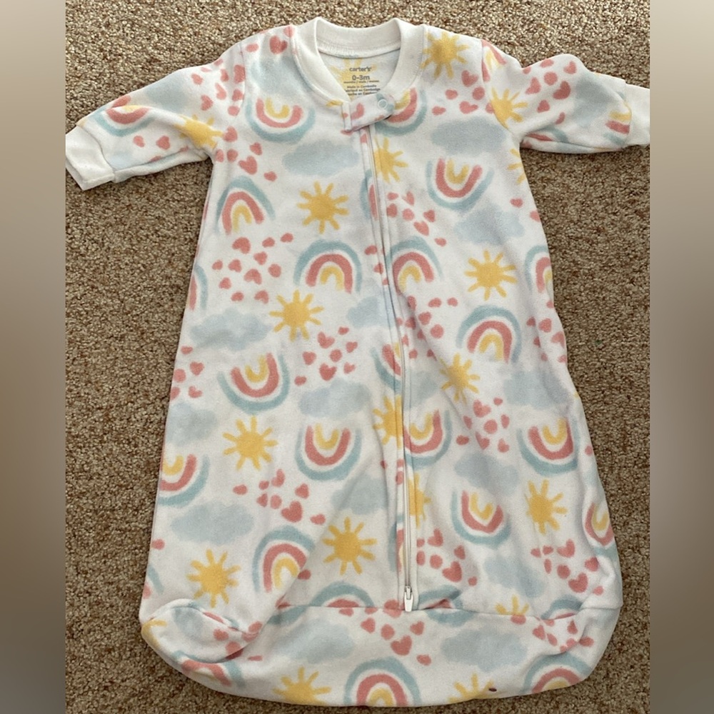 Carter's Colorful Rainbow and Sun Sleep Sack